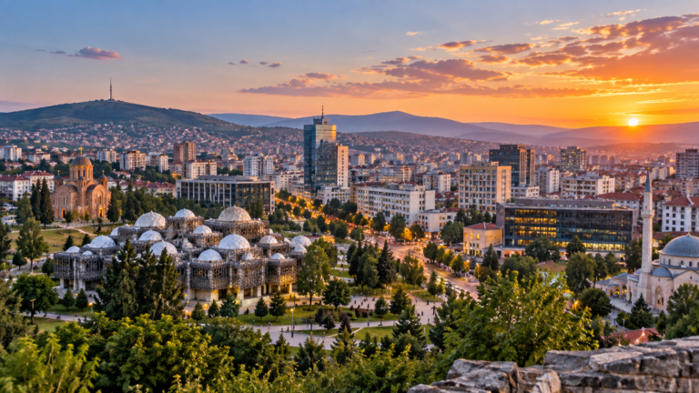 best places to live in Kosovo- Pristina city view