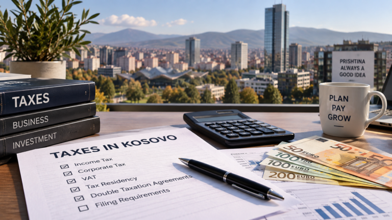 Taxes in Kosovo - income tax, VAT and financial planning