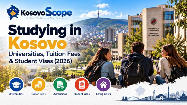 Studying in Kosovo – universities, tuition fees, student visas and international students in Prishtina